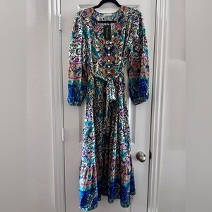 Floral Multicolor Maxi Dress